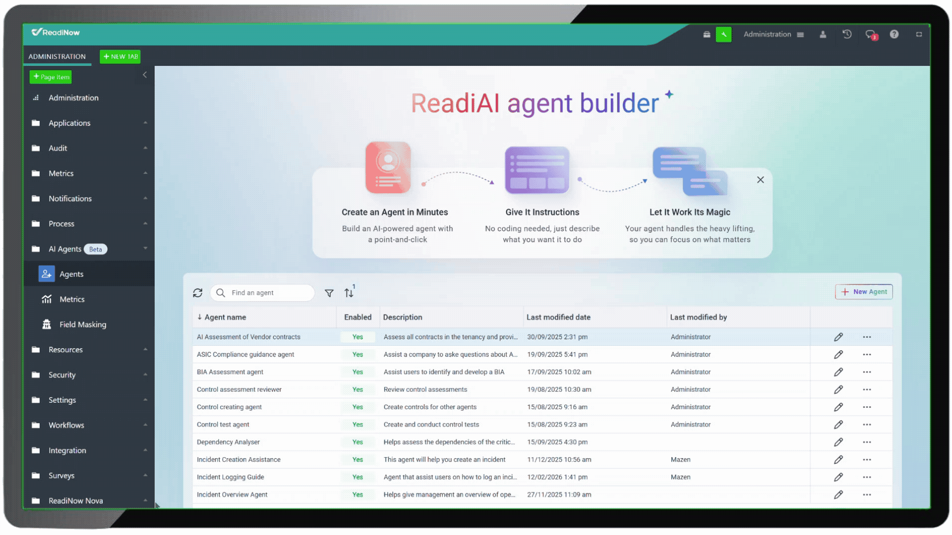 agent-builder to